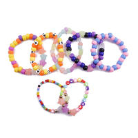100pcs Abalorios De Acrílico Colores Mixtos Bucket Para DIY Braceletes Y Collares Accesorios De Joyería Componentes De Encanto - details 6