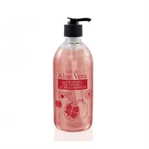 Gel Aloe Vera y Granada 99% Puro 500Ml - Derbós - Elasticidad y Firmeza Piel - 1