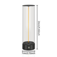 Lámpara De Mesa LED Magnética Creativa Y Minimalista Recargable Control Táctil Luz De Ambiente Para Decoración De Dormitorio Y Bordes De Cama - details 2