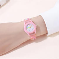 Reloj Para Niñas Con Patrón 3D De Mariposa Moda Casual Estudio Diario Regalo Estudiante Regular Resistente Al Agua - details 9