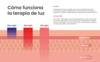 Tenscare Glomask Mascarilla Facial LED Azul, Roja E Infrarroja para Acné, Arrugas y Rejuvenecimiento - details 4