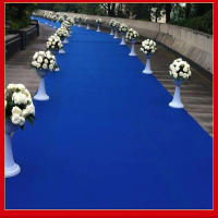 Carpetilla De Boda De Color Azul Real 1M/1.2M Para Exterior Decoración De Corredor No Tejida Para Ceremonia De Boda Fiesta Navidad - details 12