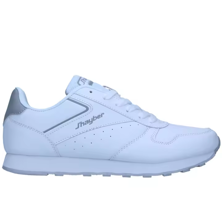 Jhayber Zapatilla Canalla Blanco Deporte Hombre - Clásico Diseño Español | Piel Premium | Suela Antideslizante - 1