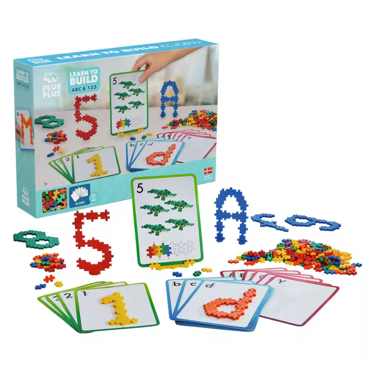 Plus Plus - Aprende A Construir Letras Y Números  Juegos Infantiles  Rompecabezas niños  Juegos Educativos Niños 5 Años  Puzzle 3D 600 Piezas  Juegos para niños - 1