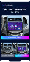 Junsun Android 13 Radio Para Chevrolet Aveo 2 Sonic T300 2011 2012 2013 2014 2015 DSP Navegación GPS Reproductor Multimedia 2 DIN Inalámbrico CarPlay Android Auto Radio - details 2
