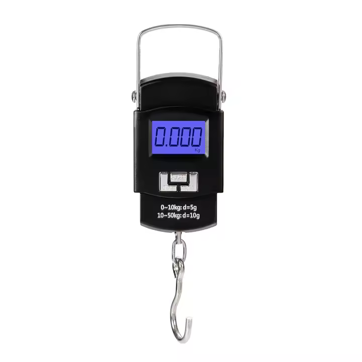 Base de equipaje electrónica portátil, Base de equipaje digital 50kg/110lb, Base colgante de bolsa de viaje - 1