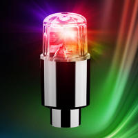 8Pcs Tapones De Válvula De Neumático Para Coche LED Coloridos Luces De Rueda Para Motocicleta Ciclismo Accesorios De Auto - details 9