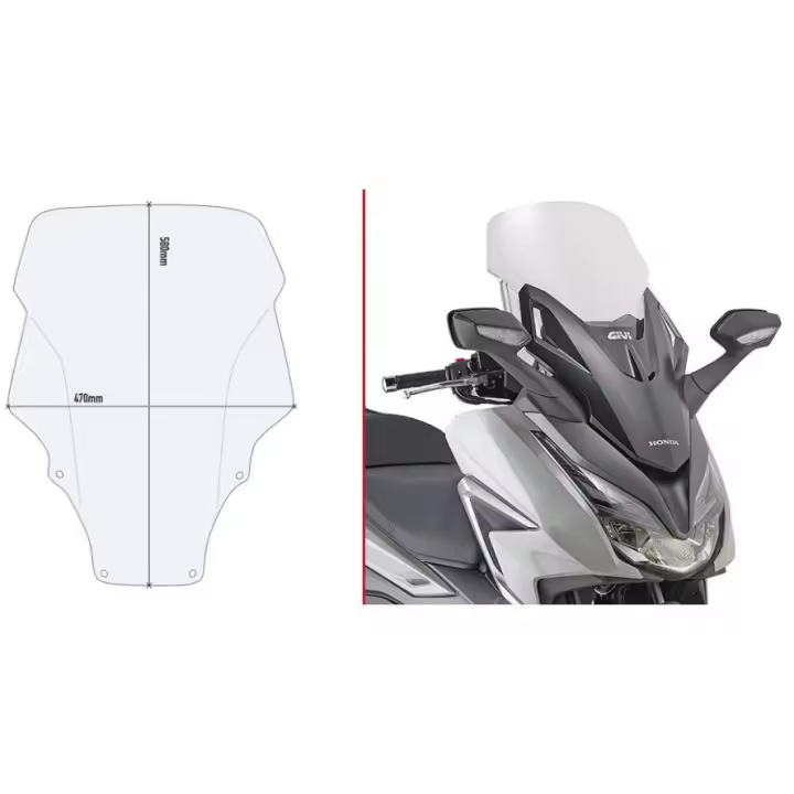 Givi Parabrisas Honda Forza 125/350 21 Trans   Ce U - 1