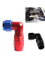 Adaptador De Tubo De Aceite Y Combustible De Aluminio AN10 Angulo Recto 90 Grados Con Plug NPT Y Cabeza Giratoria TF-1003 - details 0