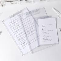 Organizador De Documentos Creativo A4/A5 Fichero De Papel Translúcido En Acrílico Para Estudiantes Y Oficina Suministros Escolares Y De Escritura - details 0
