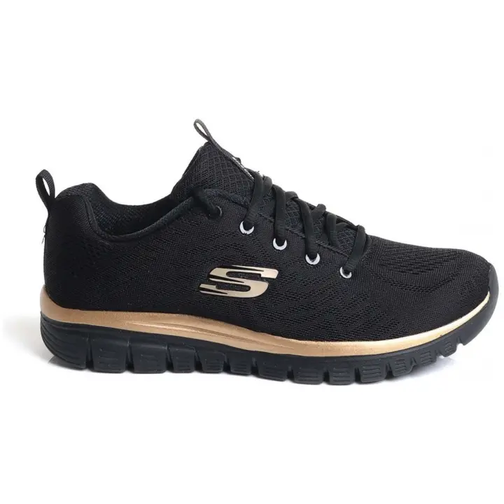 Zapatillas de deporte marca Skechers modelo 12615-Bkrg para mujer en color negro - 1