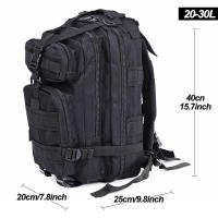 Mochila Táctica Clásica 20-30L Impermeable Para Viajes Deportes Pesca Caza Exterior Camping Senderismo 3P Bolsas De Paquete - details 0