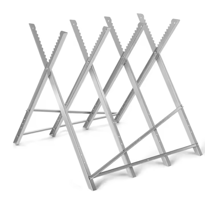 Sägebock Kettensaege klappbar Metall Holzsaegebock bis 100 kg belastbar Holz Arbeitsböcke - 1