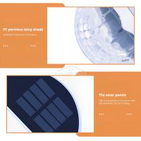 Lámpara Solar LED Para Valla Exterior Impermeable Luz De Pared Para Jardín Camino Terraza Decorativa Blanca Cálida Instalación Auto-contenida Fuente De Energía Solar - details 9