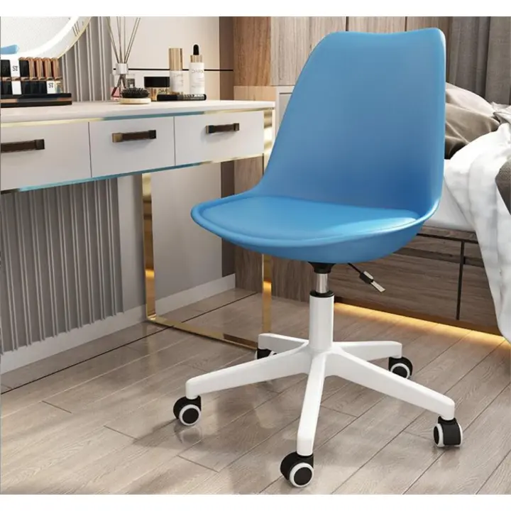 Silla de Oficina con Soporte Lumbar Giratoria Escritorio Sillon Ruedas Despacho casa salon habitacion ergonómica Gaming, escritorio, silla nordico tulipu - 1