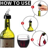 Triturador Automático De Botella De 1 Oz (30 mL) Pack De 3 Dispensador De Cócteles Vino Y Drinks Medidor Rápido Eco-amigable - details 3