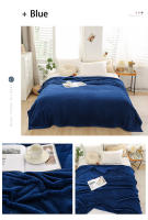 Manta De Lona Flannel 300GSM Para Camas Suave Cálida Y Fluffy Faux Fur Mink Cubierta De Sofá En Color Sólido Manta De Escritorio - details 12