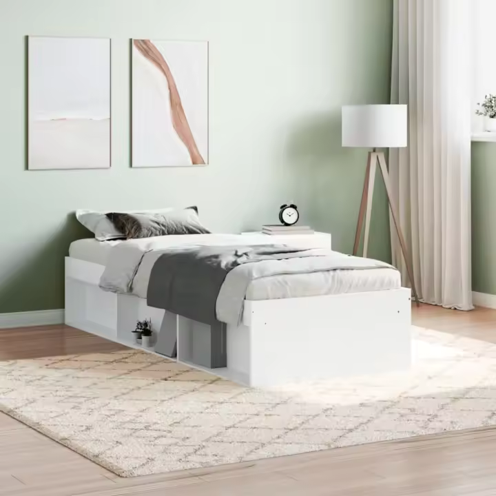 VidaXL Cama Capadocia 6 módulos de almacenaje blanco - 1