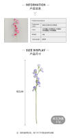 Bouquet De Flores Artificiales De Pea Japonesa 62CM Colores Ligero Morado Rosa Rojo Blanco Adecuado Para Decoración De Hogar Bodas Fotografía Propiedades - details 4