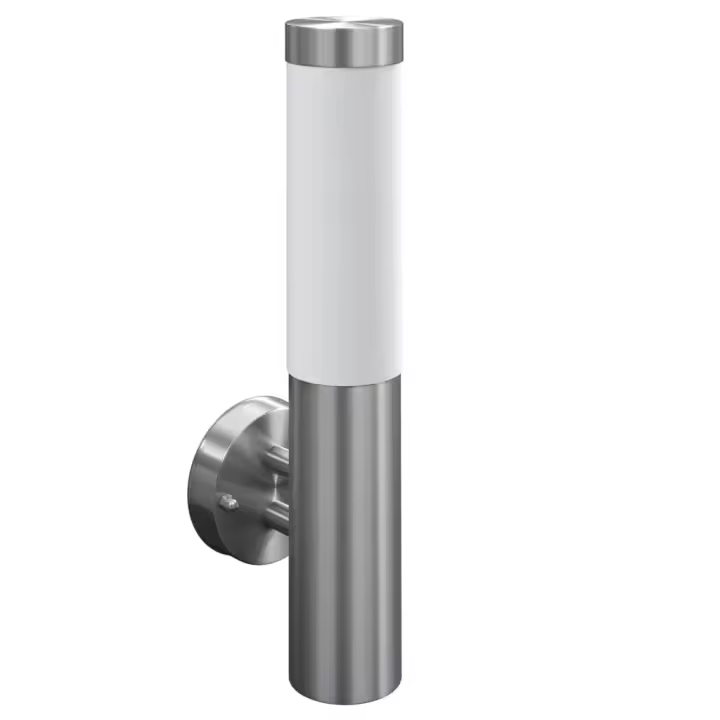vidaXL Lámpara de pared RVS para interior y exterior impermeable - 1