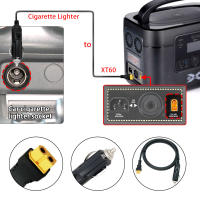 Cable De Carga Para Batería De Almacenamiento Profesional 14/16AWG a XT60 Para Coche 1.5M Cable De Luz Del Cigarrillo Al Energía - details 2