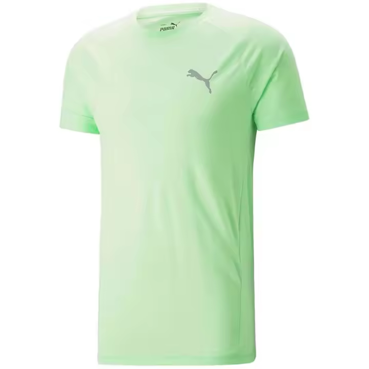 Camiseta de Manga Corta Puma Evostripe para hombre en color verde - 1