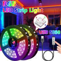 Tiras De Luces LED RGB USB 5050 Lámpara Flexible Para Decoración De Habitaciones Luz Trasera Para TV Cinta De Diodos Emitentes De Luz - details 0