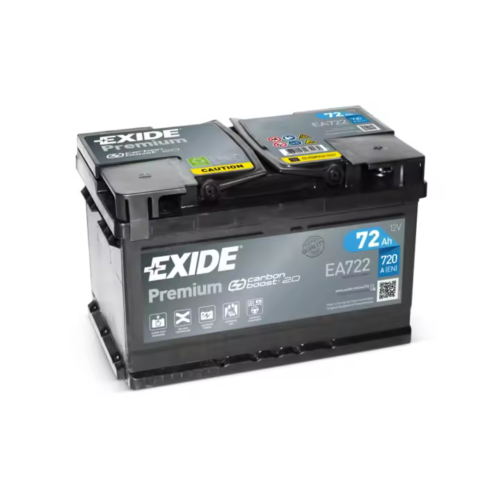 Bateria Exide Premium EA722 12V 72AH 720EN 278 X 175 X 175 + Derecha - 1