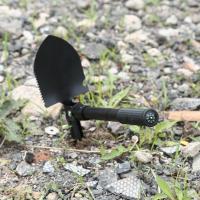 Shovel Plegable Portátil De Acero Inoxidable Para Camping Y Sobrevivencia Herramientas De Exterior 4 En 1 Mini Afilador Shovel - details 11