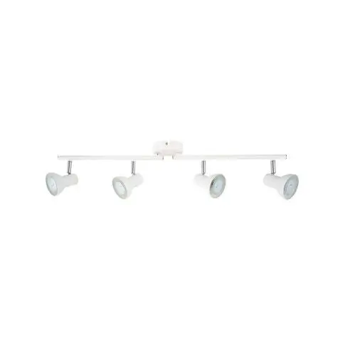 Gsc Evolution Foco de Techo Cuádruple Lineal Serie Kaitola GU10 Blanco - Iluminación Versátil y Elegante - 1