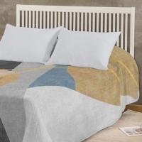 Colcha Bouti Malori de Karamelo Home para Primavera Verano - 1 o 2 Fundas de Cojín Incluidas - 100% Microfibra - Relleno de 100gr/m2 - details 2