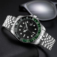 Reloj De Lujo Para Hombre Calidad Superior Reloj De Pulsera De Acero Inoxidable Para Negocios Con Fecha Automática Y Manecillas Luminosas Resistente Al Choque Y Agua Regalo Ideal - details 8
