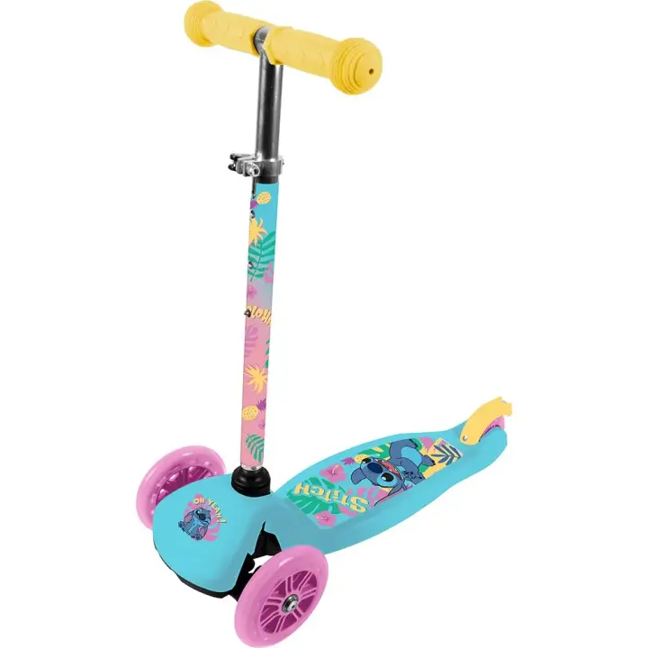 Patinetes Infantil Disney Scooter 3-wheel Stitch Rosa - 1