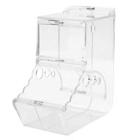 Dispensador De Alimentos Para Mascotas Pequeñas Como Hamsters Conejos Y Ardillas Plástico Transparente Alimentador Automático Para Hamsters Guineapicos - details 11