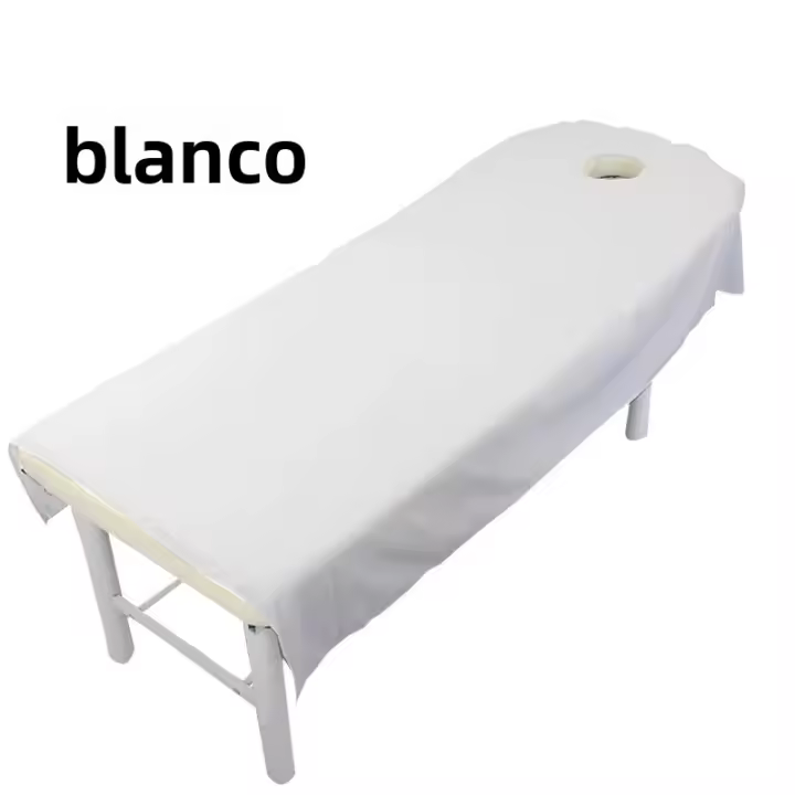 Sábana De Belleza Y SPA 80x190cm Seda Suave Para Masaje Con Agujero Cubierta De Mesa De Seda Suave Para Sala De Belleza - 1
