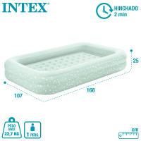 Colchón hinchable infantil INTEX con hinchador - details 5