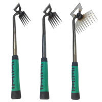 Herramienta De Jardinería Multifuncional Para Eliminar Malas Hierbas Y Raíces De Hierba Carbono Acero Con Mango De Goma Para Yarda Y Jardín - details 4