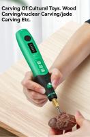 Mini Taladro Eléctrico 3600-18000r 3.7V Herramienta Rotativa Para Metal Vidrio Cerámica Grabado Pulido Corte Engranador Sin Cable - details 3