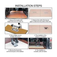 2 piezas de soporte para bicicleta, portaequipajes de techo para caja de camión, bloque de bicicleta, soporte para camión, SUV, remolque, Bicicleta - details 0
