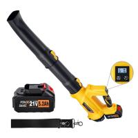 Soplador de Hojas de Litio con 6 Velocidades de Ajuste Pantalla Digital Soplador de Nieve Soplador de Alta Potencia Soplador Motorizado Industrial para  Makita Interfac - details 6