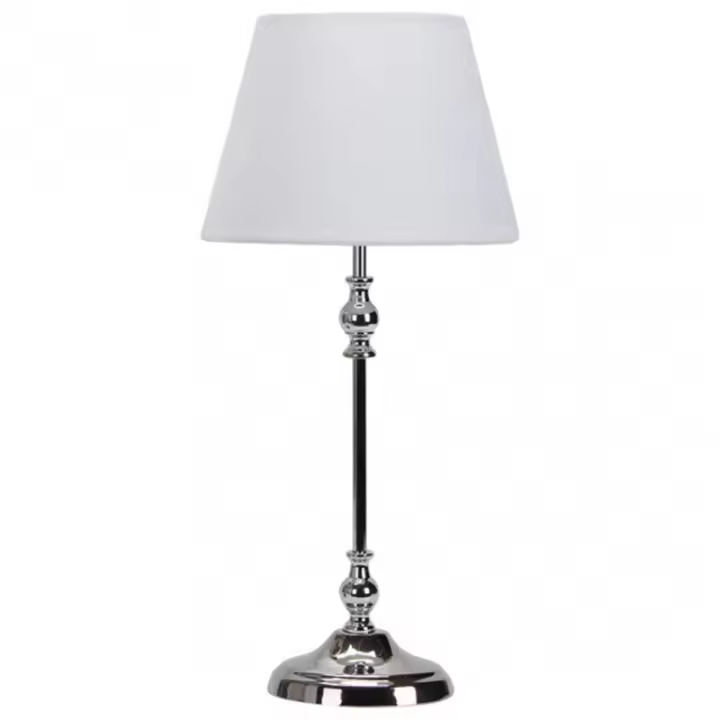 Lámpara de Mesa FABRILAMP Sobremesa Corydoras 1xe27 Cromo 54x25x25 Cm - Diseño Moderno - 1