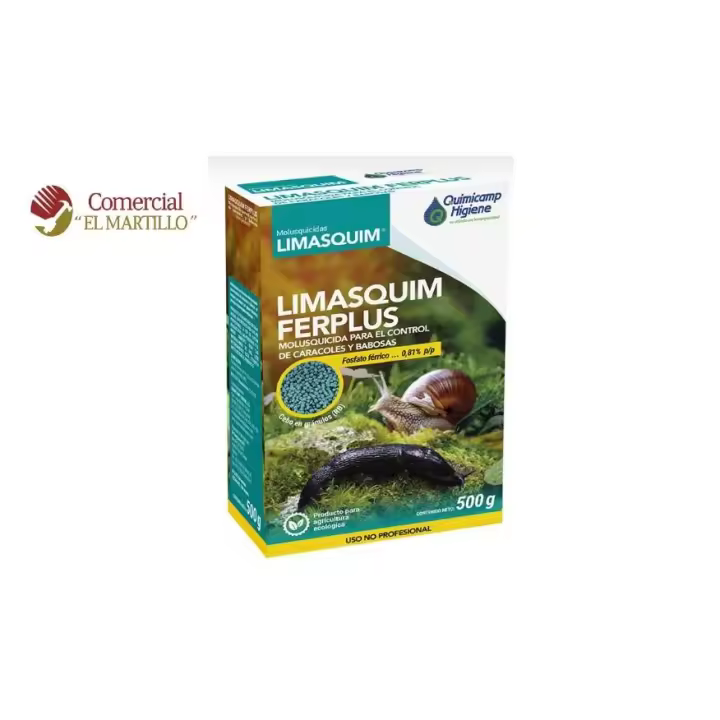 Quimicamp LIMASQUIM FERRPLUS CEBO CONTROL DE CARACOL 500g - 1