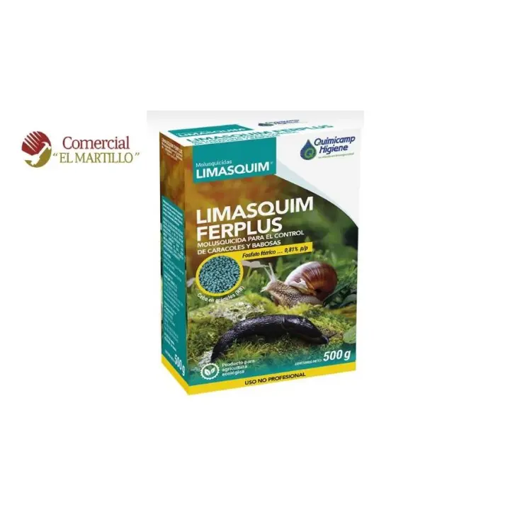 Quimicamp LIMASQUIM FERRPLUS CEBO CONTROL DE CARACOL 500g - 1