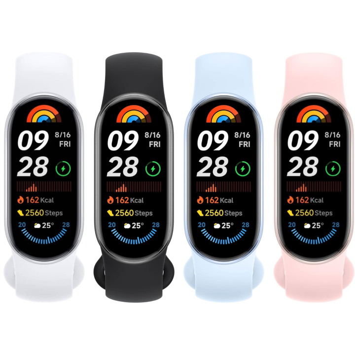 Xiaomi Smart Band 9 - Pulsera de Actividad, Autonomía de hasta 21 Días, Pantalla AMOLED con Tasa de Refresco de 60 Hz, 5ATM, App Mi Fitness, (Versión ES) - Color: Negro, Plata, Rosa o Azul