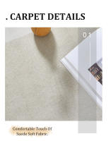 VIKAMA Alfombra De Cocina Antideslizante Y Anti Manchas Con Patrón Moderno Para Uso Doméstico Alfombrilla Larga Para Puerta Decoración Interior - details 1