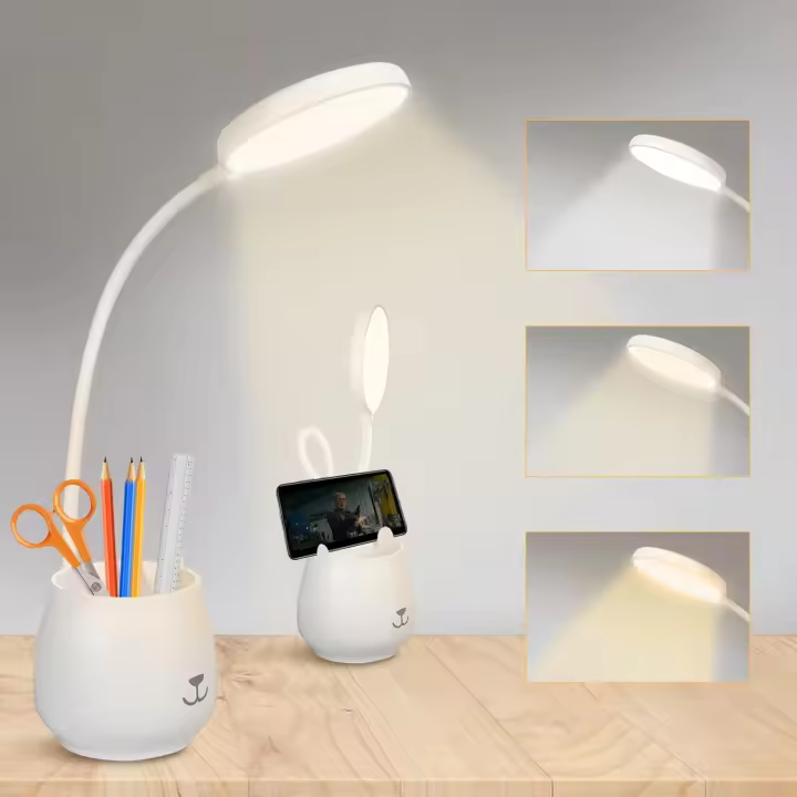 Lámpara Regulable para 3 NIVeles de Brillo,Control táctil Lámpara Escorio, LED Lectura with Portalápices - 1