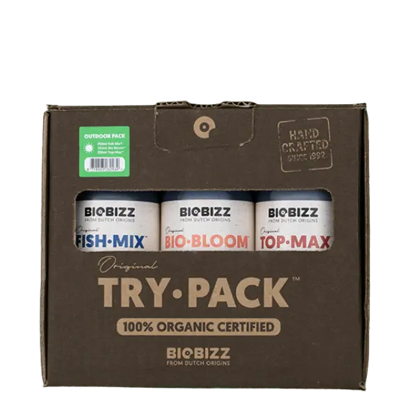 BIOBIZZ TRY PACK OUTDOOR - FERTILIZANTE FLORACION ESTIMULANTE - 1