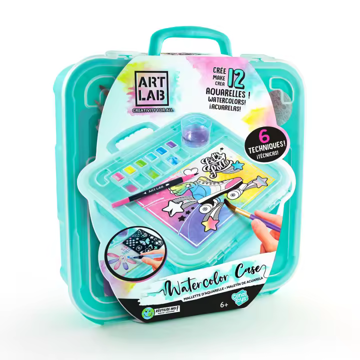 Súper Maletín de Acuarelas - Watercolour Case - Art Lab - Canal Toys - ART012 - 1