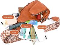 Bolso bandolera Bohemio para Mujer, Bandolera con Correa Ancha y Bolsillo en el pecho, para Exterior. - details 2