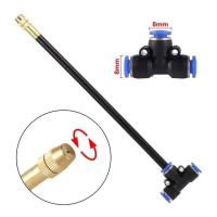 Juego De Riega Automático Universal 5-20M Con Boquilla De Cobre Rotativa Para Jardín Y Balcones Kit De Riego Con Atomización - details 3